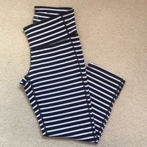 Striped Chaturanga Capris